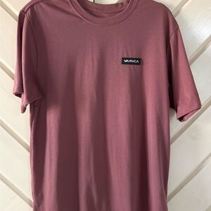 RVCA Men's Short-Sleeve Crewneck Tee in Dusty Rose